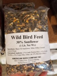 wild bird feed 30% sunflower